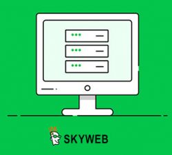 قالب HTML اسکای وب