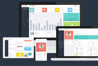 قالب پنل مدیریت HTML - FlatLab