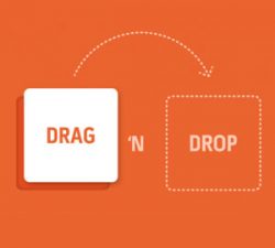 کشیدن و رها کردن عناصر در jQuery