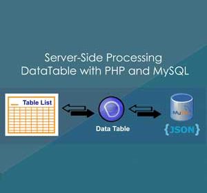 ساخت DataTable با PHP و MySQL