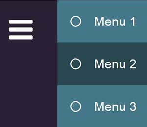 ساخت اسلایدر منو در jQuery